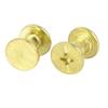 uxcell 5mmx6mm Brass Plated Chicago Screws Binding Posts Docking Rivet 50pcs view 2