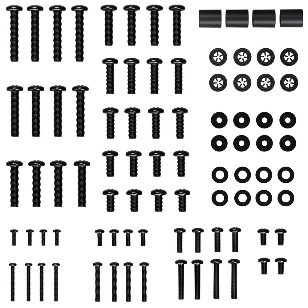 ECHOGEAR Universal TV Mount Hardware Pack - Replacement Hardware Mounting Kit for TVs up to 80" - Includes M4, M5, M6 & M8 Screws