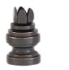 B&P Lamp 6 Prong Design, Base Only Finial, Oiled Bronze Finish view 2