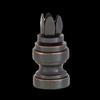B&P Lamp 6 Prong Design, Base Only Finial, Oiled Bronze Finish view 4