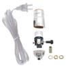 B&P Lamp Nickel Plated Socket with Matching Cord Set and Basic Hardware view 1