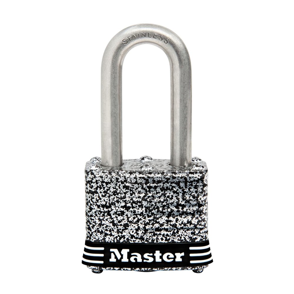 Master Lock 3SSKADLF Stainless Steel Outdoor Padlock with Key, 1 Pack