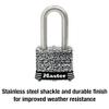 Master Lock 3SSKADLF Stainless Steel Outdoor Padlock with Key, 1 Pack view 3