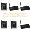Driveway Informer Wireless Driveway Alarm-USA Made Driveway Alarm Long Range 1000' Transmitter & Receiver Included In Kit-Driveway Alarm Sensor Detects Vehicles & People-Ideal for Home & Business view 2