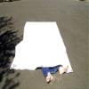 Tarp, Heavy Duty, White 5' X 6' Feet Waterproof, 18 Oz. Vinyl w/Reinforced Edges (5' X 6' Feet, White) view 4