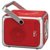 Jensen CD-555RS Red CD Bluetooth Boombox Portable Bluetooth Music System with CD Player +CD-R/RW & FM Radio with Aux-in & Headphone Jack Line-in Limited Edition- (Red) view 3