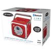 Jensen CD-555RS Red CD Bluetooth Boombox Portable Bluetooth Music System with CD Player +CD-R/RW & FM Radio with Aux-in & Headphone Jack Line-in Limited Edition- (Red) view 4