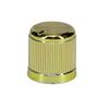 B&P Lamp Gold Plastic Dimmer Knob Replacement, 6 mm Knurled Inner Diameter, 12.75 mm Interior Housing Diameter, 16 mm Height x 15 mm Diameter view 1