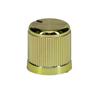 B&P Lamp Gold Plastic Dimmer Knob Replacement, 6 mm Knurled Inner Diameter, 12.75 mm Interior Housing Diameter, 16 mm Height x 15 mm Diameter view 2