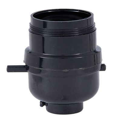 B&P Lamp E26 Medium Base Phenolic Push-Thru Socket with UNO Threads