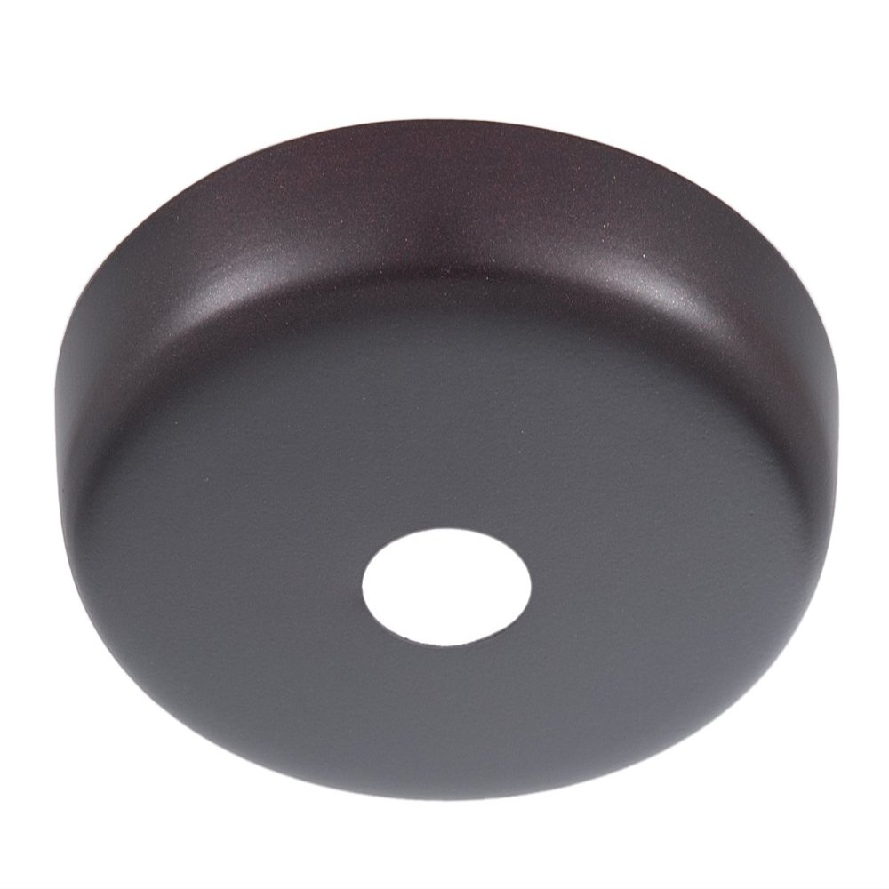 B&P Lamp Antique Bronze Finish Plain Rounded Canopy and Ceiling Light Canopy Plate Kit