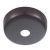 B&P Lamp Antique Bronze Finish Plain Rounded Canopy and Ceiling Light Canopy Plate Kit view 2