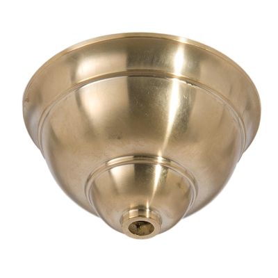 B&P Lamp Round Die Cast Brass Back Plate