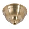 B&P Lamp Round Die Cast Brass Back Plate view 1