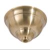 B&P Lamp Round Die Cast Brass Back Plate view 2