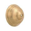 B&P Lamp Round Die Cast Brass Back Plate view 3