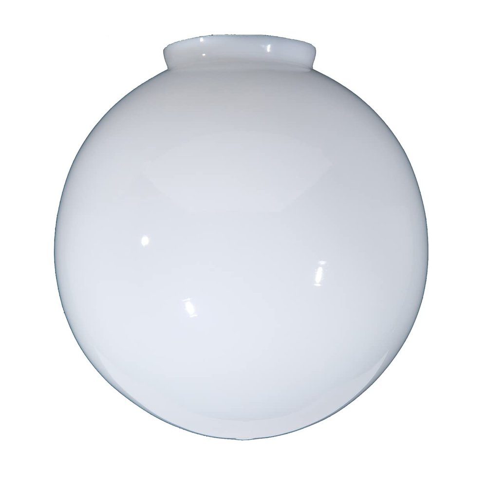 B&P Lamp 12" Opal Glass Ball Lampshade