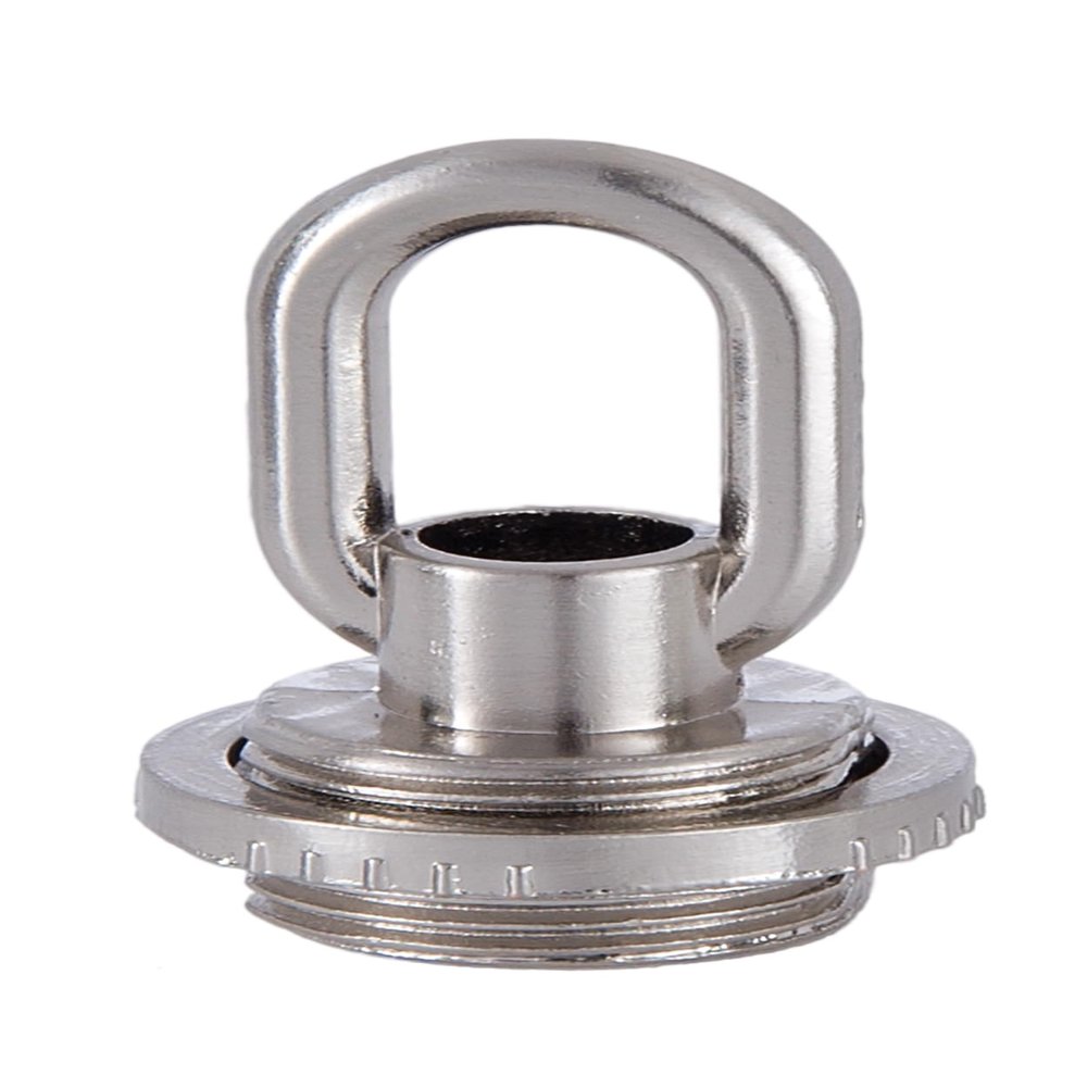 B&P Lamp Satin Nickel Die Cast Screw Collar Loop