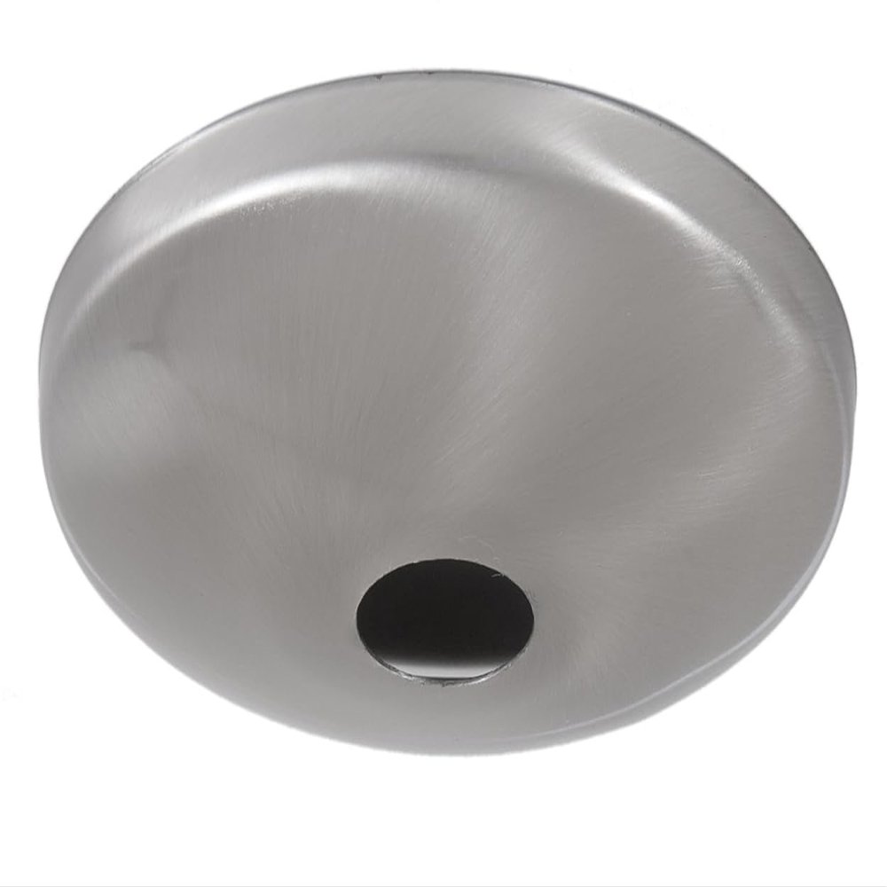 B&P Lamp Satin Nickel Screw Collar Ceiling Light Canopy Plate
