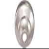 B&P Lamp 6 1/4 Inch Diameter Solid Brass Vase Cap, Nickel Finish view 2