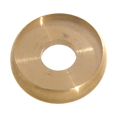 B&P Lamp 2 Inch Seating Ring, Turned Brass, Unfin., 1/4 Ip Slip