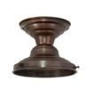 B&P Lamp Wired School House Fixture, Bronze Finish, 6 Inch Fitter view 2