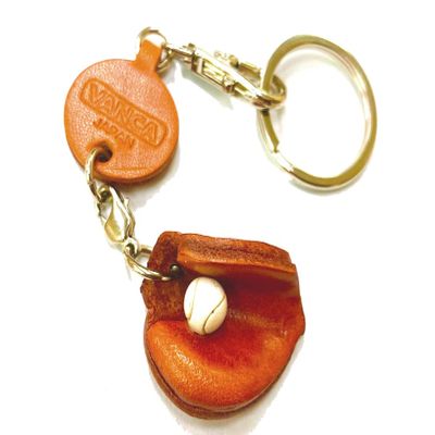 First mitt/lefty Leather Goods Small Keychains VANCA CRAFT-Collectible keyring Made in Japan
