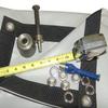 Tarp, Heavy Duty, Gray 3' X 8' Feet Waterproof, 18 Oz. Vinyl w/Reinforced Edges (3' X 8' Feet, Gray) view 3