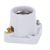 B&P Lamp Square Base Porcelain Pony Cleat Edison Socket view 3