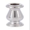 B&P Lamp 2 Inch Turned Brass Spindle, Slips 1/8IP, Nickel Plated Finish view 1
