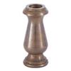 B&P Lamp 2 Inch Turned Brass Spindle, Slips 1/8IP, Nickel Plated Finish view 2