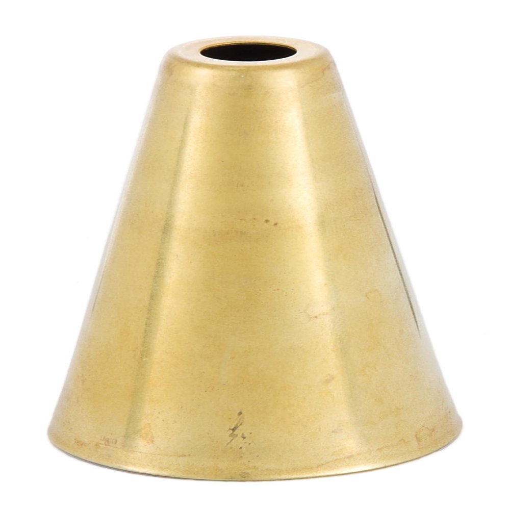 B&P Lamp Cone Shaped Stamped Brass Socket Cup