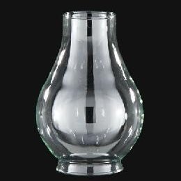 B&P Lamp 2 Inch by 5 3/8 Inch Clear Glass Lamp Chimney for Vintage and Antique Style Lighting