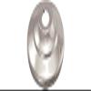 B&P Lamp 8 Inch Diameter Solid Brass Vase Cap, Nickel Finish view 1