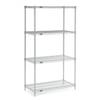 Nexel 36365C Nexel Chrome Wire Shelving, 36" W X 36" D x 54" H view 1