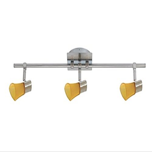 JESCO CEB3204AM Mul-T-Lite 3-Light Bar Rail Kit, Amber