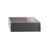 Scarabeo 8031/R-No Hole Teorema Square Ceramic Wall Mounted/Vessel Sink, White view 1