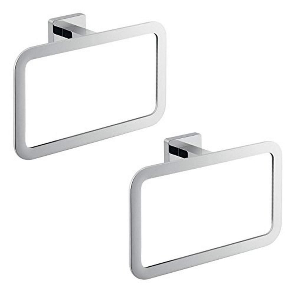 Gedy ATN507 Atena Accessory Towel Ring Set, Chrome