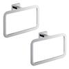 Gedy ATN507 Atena Accessory Towel Ring Set, Chrome view 1