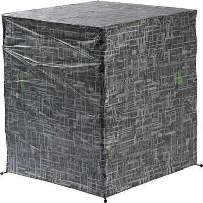 Star Trek Borg Cube Giant Floor Standing Paper Light Grey
