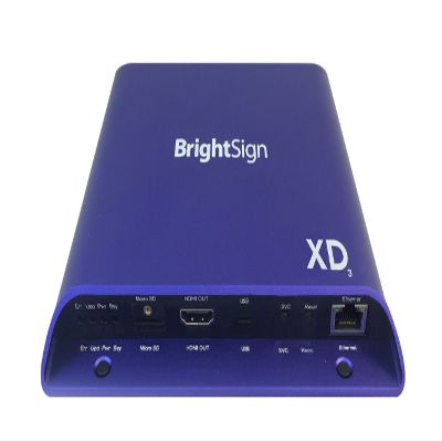 BrightSign XD1033 | 4K Advanced HTML5 Expanded I/O Player