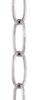 B&P Lamp Nickel Plated 10 Gauge Oval Chain view 1