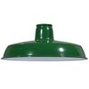 B&P Lamp Green Industrial Benjamin Style Metal Shade view 3