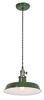 B&P Lamp Green Industrial Benjamin Style Metal Shade view 4