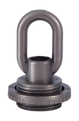B&P Lamp Pewter Die Cast Screw Collar Loop