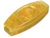 B&P Lamp Gold in Line Feed Through Rocker Switch view 3