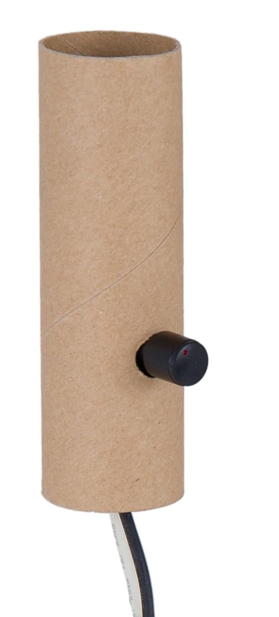 B&P Lamp Medium Base Candle Socket with Full Range Dimmer Switch