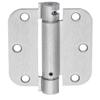 Dynasty 3-1/2" Spring Door Hinge, 5/8" Radius, Satin Nickel, 2-Pack view 1