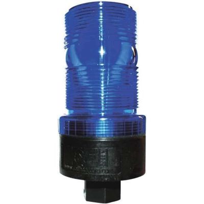 K&E Safety M490 B Warning Strobe, Blue, LED, 120VAC Lighting