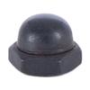 B&P Lamp Black Cap Nut 8/32 view 2